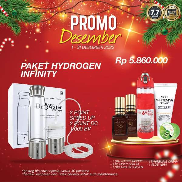 Paket Dr Water Hydrogen Japan + Infinity (Promo5)