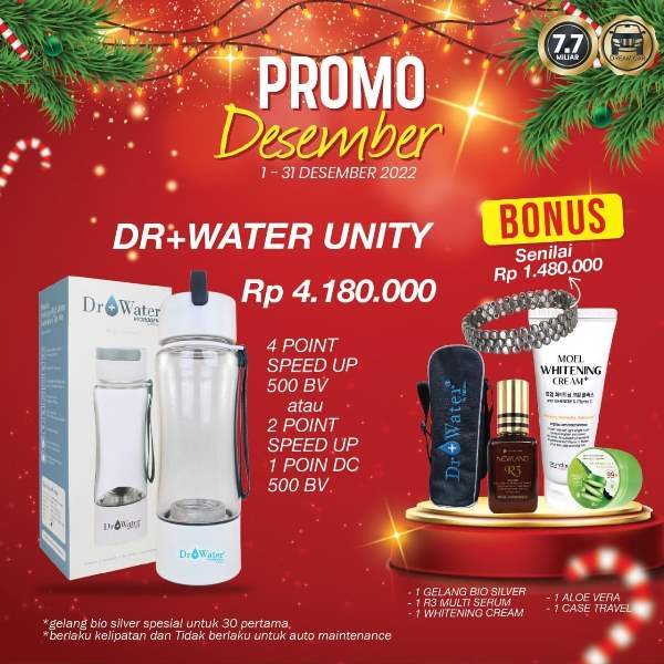 Paket Dr Water Hydrogen Unity (Promo6)