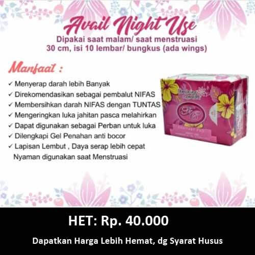 Pembalut Avail Menyehatkan