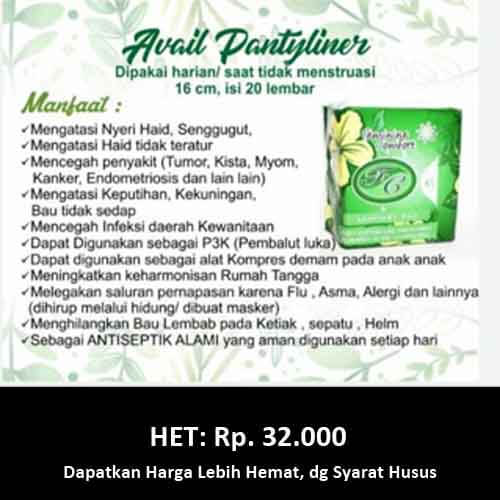 Pembalut Avail Menyehatkan